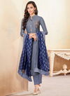 Gray Colour Vardhan KANISHKA 1 Fancy Exclusive Festive Wear Readymade Suit Collection 1005